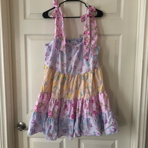 LoveShackFancy for Target Jeanne Tie-Strap Dress - Picture 6 of 9